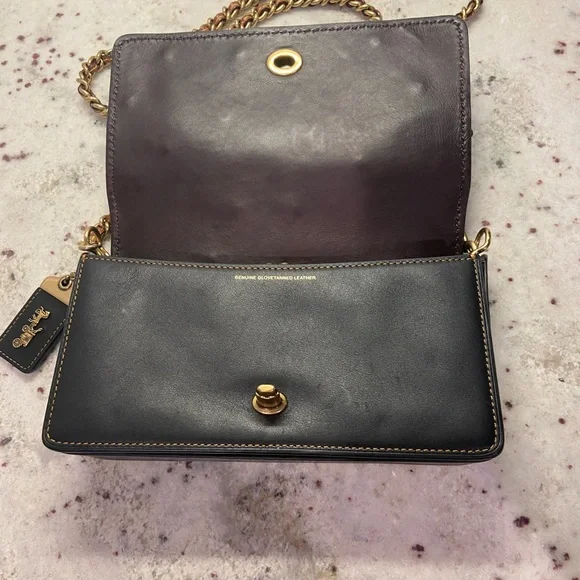 Rare Coach Black Butterfly Appliqué Dinky - Picture 2 of 9